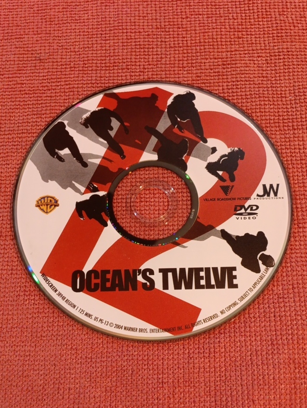 3/$12 Ocean's Twelve DVD *NO CASE*
